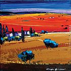 Maya Green Summer painting